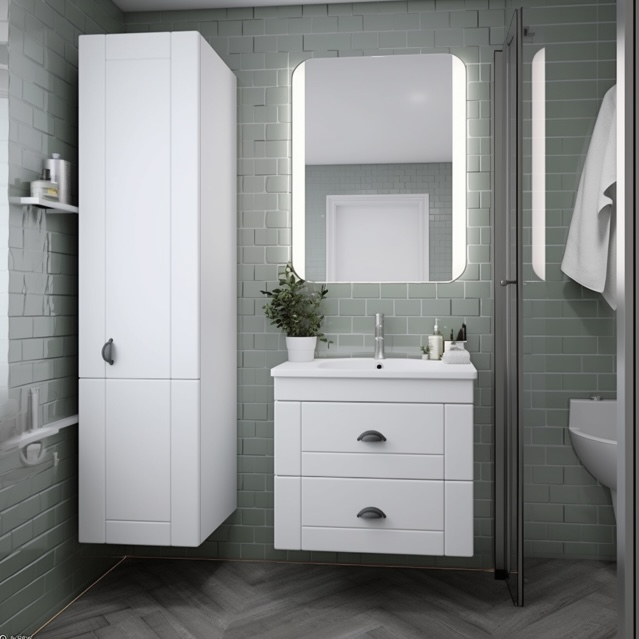 Современный дизайн ванной комнаты в Скандинавском стиле