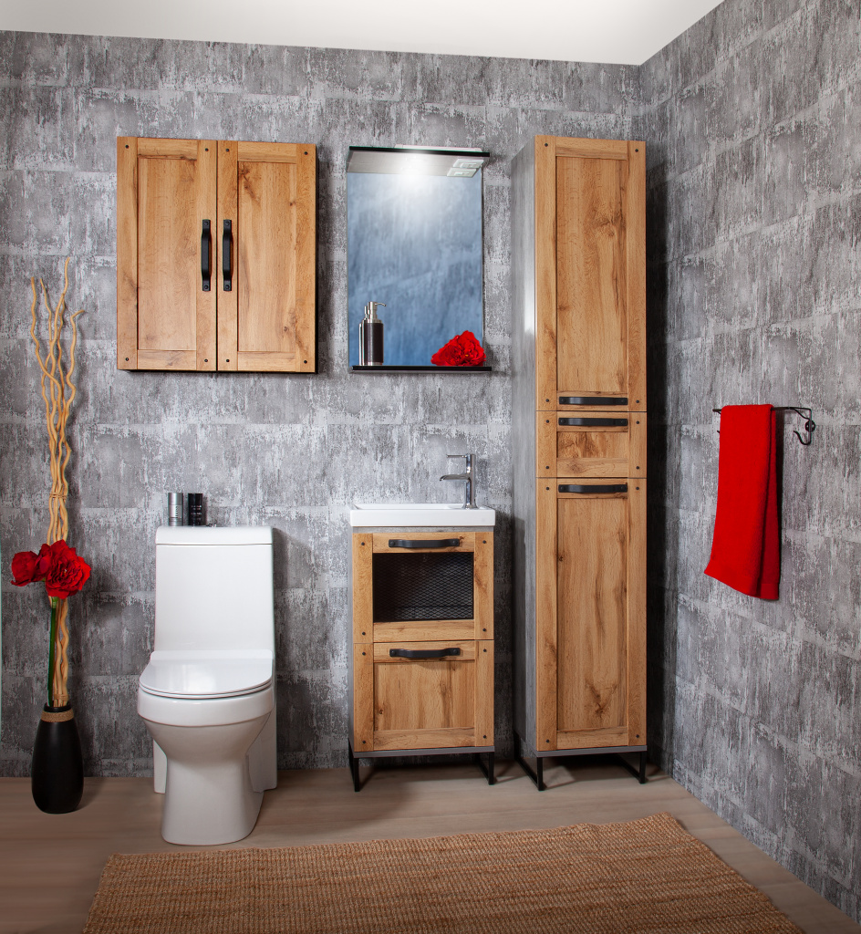 Ванная комната в стиле лофт: фото дизайна