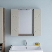 Зеркало для ванной Кристалл 80 латте 3
